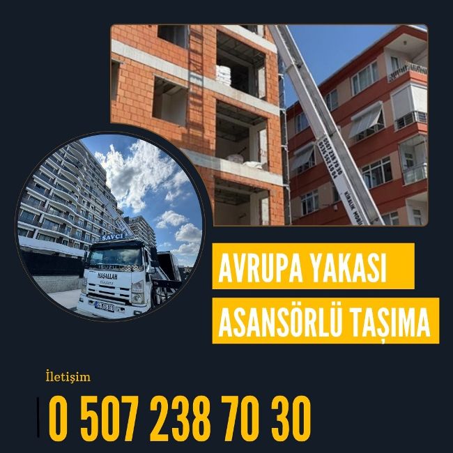 Avrupa yakası mobil asansör kiralama fiyatları