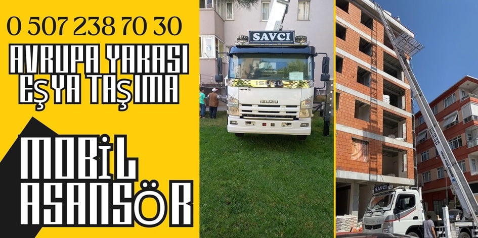 Avrupa yakası mobil asansör kiralama hizmeti Savcı Asansör