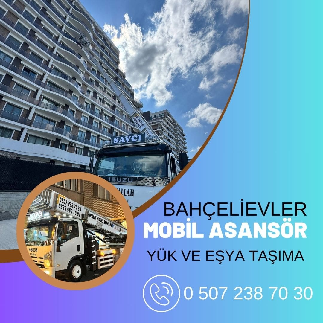 BAHÇELİEVLER MOBİL ASANSÖR FİRMASI BUL