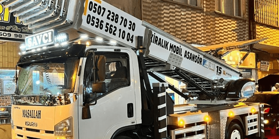 mobil asansör kirala bahçelievler