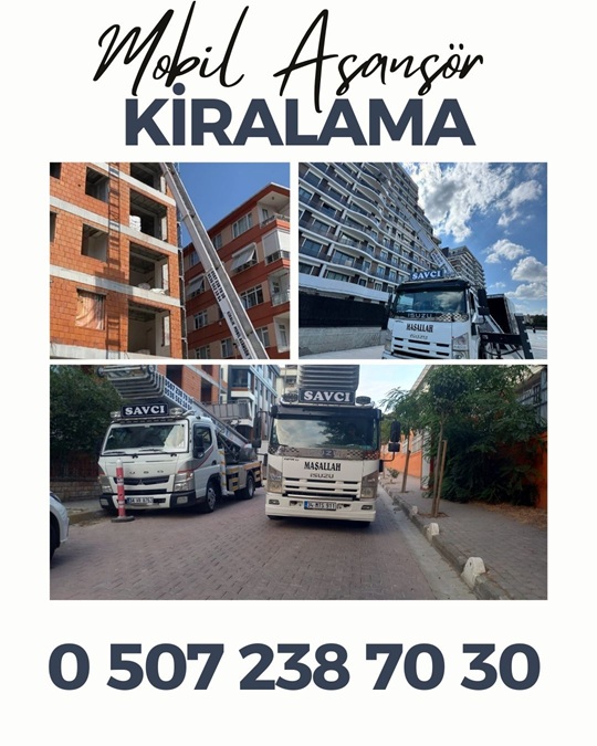 AYAZAĞA MOBİL ASANSÖR KİRALAMA