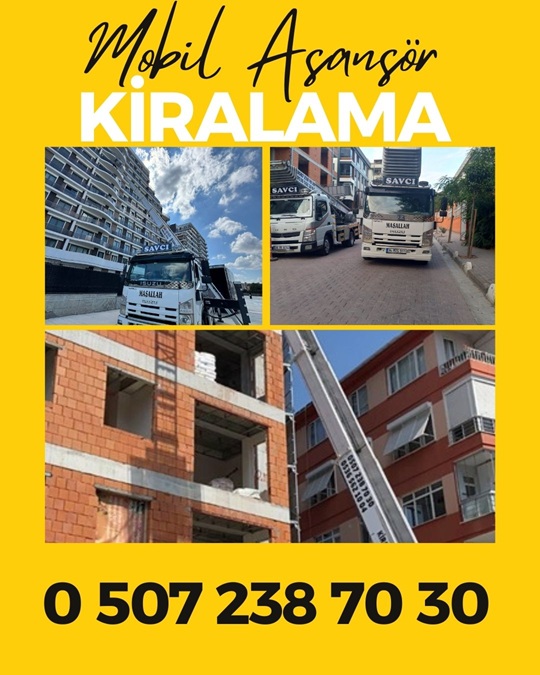 Levent Mobil Asansör Kiralama