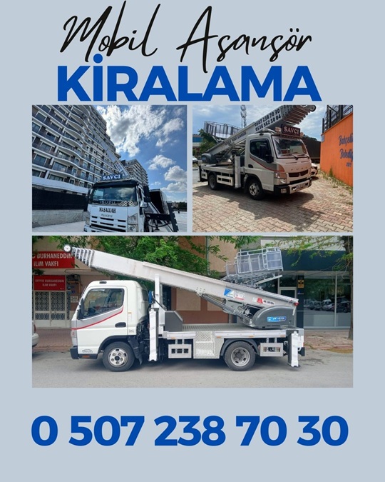 Okmeydanı Mobil Asansör Kiralama