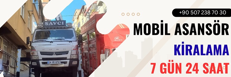 Davutpaşa Saatlik Mobil Asansör Kiralama