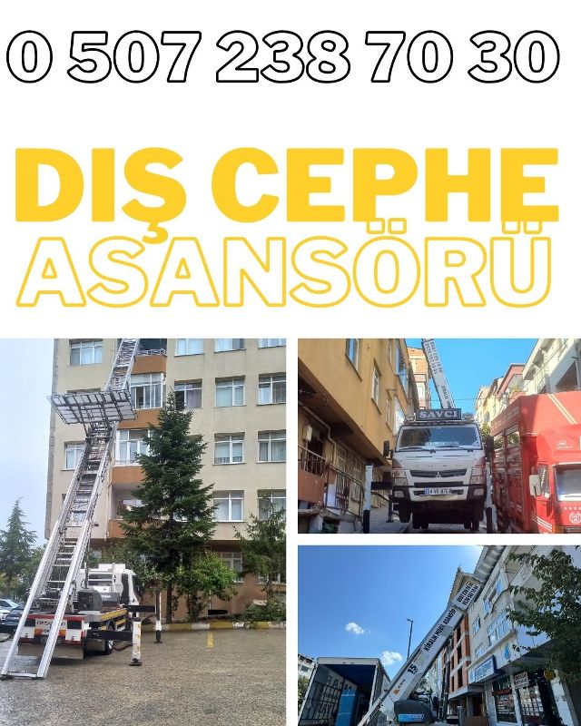 Dış Cephe Asansörü Kiralama (Avrupa Yakası)