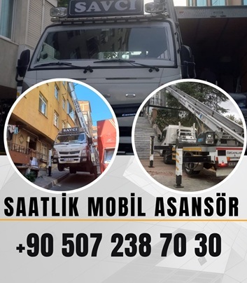 Kazlıçeşme Kiralık Saatlik Mobil Asansör