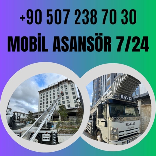 Arnavutköy Mobil Nakliye Asansörü Kiralama
