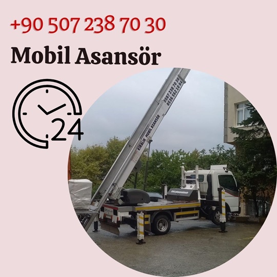 Avrupa yakası mobil asansör kiralama fiyatları