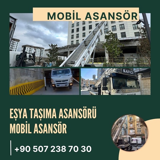 Bahçelievler Saatlik Eşya Taşıma Asansörü