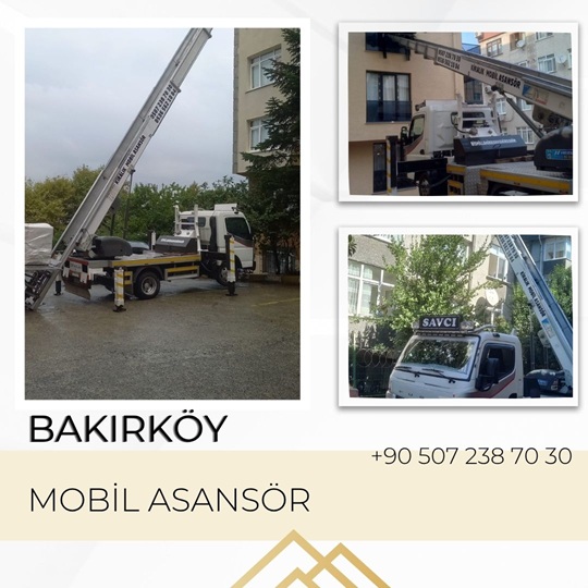 Bakırköy Mobil Asansör Kiralama