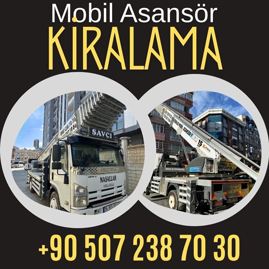 Basınköy Mobil Asansör Kiralama