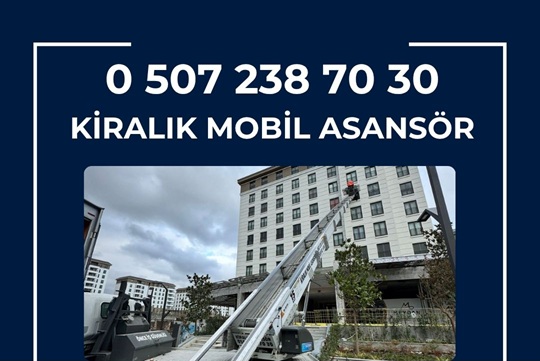 Büyükçekmece Mobil Asansör Kiralama