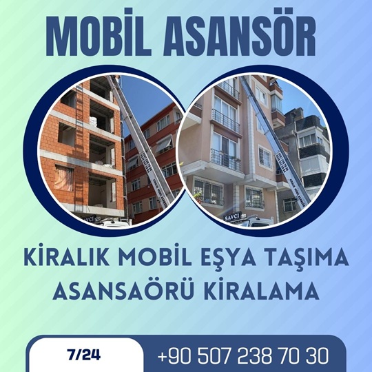 Halıcıoğlu Mobil Nakliyat Asansörü Kiralama