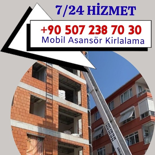 İnşaat Malzemesi Taşıma Mobil Asansör (Avrupa Yakası)