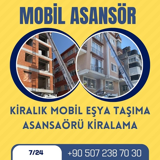 İstanbul Avrupa Yakası Daire Eşya Taşıma Asansörü Kiralama