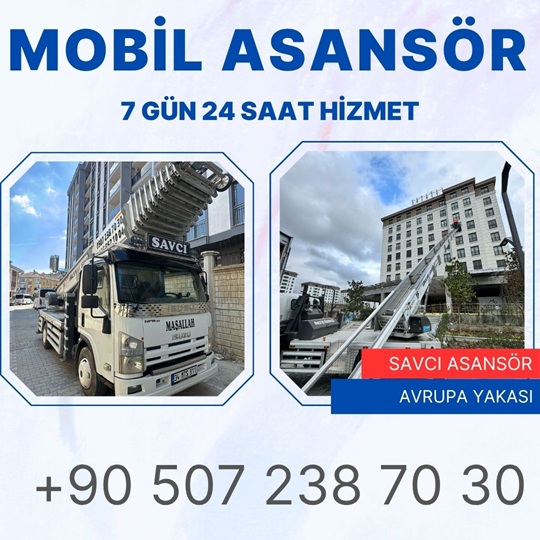 Kartaltepe Mobil Asansör Vinç Kiralama