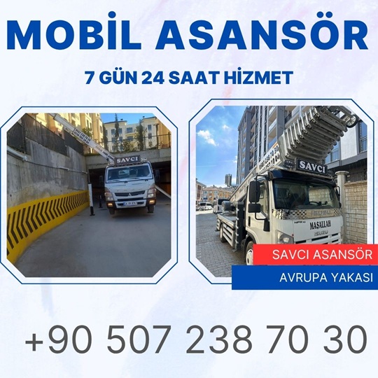Kemerburgaz Mobil Eşya Taşıma Asansör Kiralama