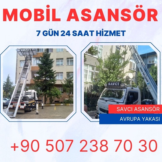 Kemerburgaz kiralık mobil asansör