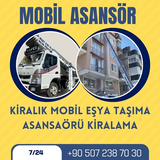 Mobil Eşya Taşıma Asansörü Sultangazi