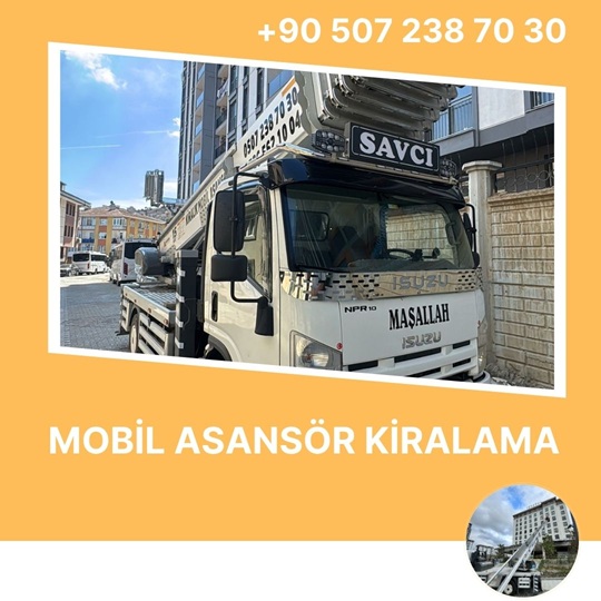 Silivri Saatlik Mobil Asansör Kiralama