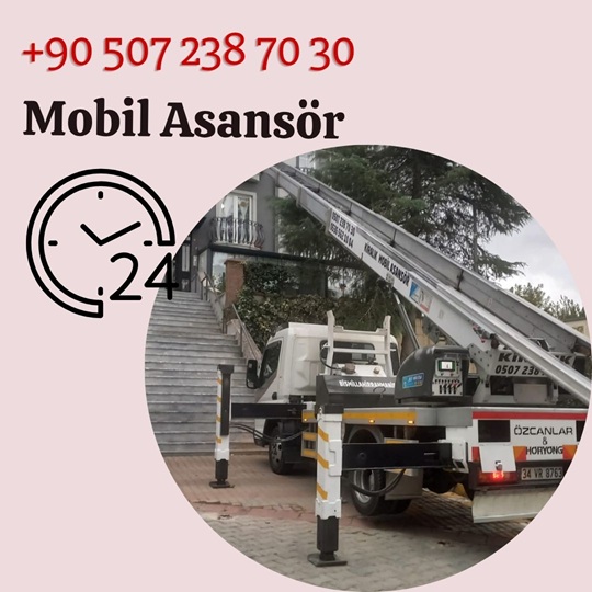 Şükrübey Saatlik Kiralık Mobil Nakliye Asansörü