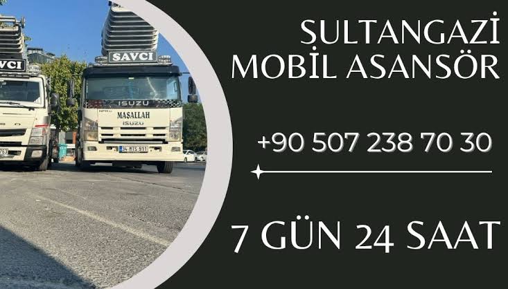 Sultangazi Mobil Eşya Taşıma Asansörü Kiralama