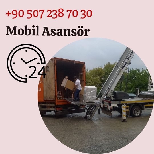 Terazidere Mobil Asansör (Saatlik Kiralama)