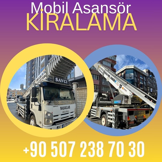 Yenibosna Kiralık Mobil Eşya Taşıma Asansörü