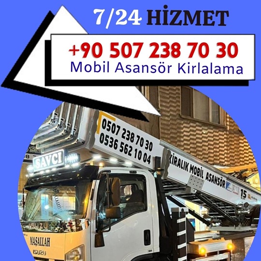 Zincirlikuyu Mobil Asansörlü Kiralama
