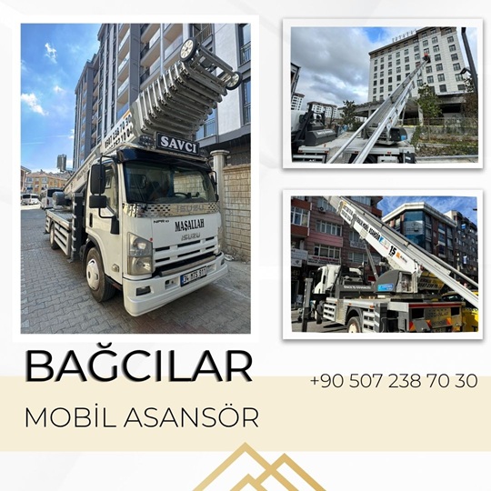 bağcılar mobil asansör kiralama