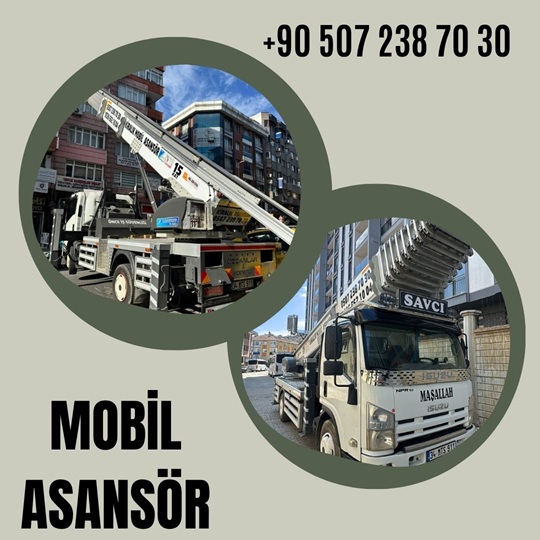 Mobil Eşya Taşıma Asansörü Kirala İstanbul