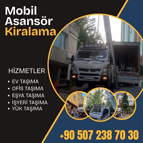 Dış Cephe Eşya Taşıma Asansörü Kiralama (Avrupa Yakası)
