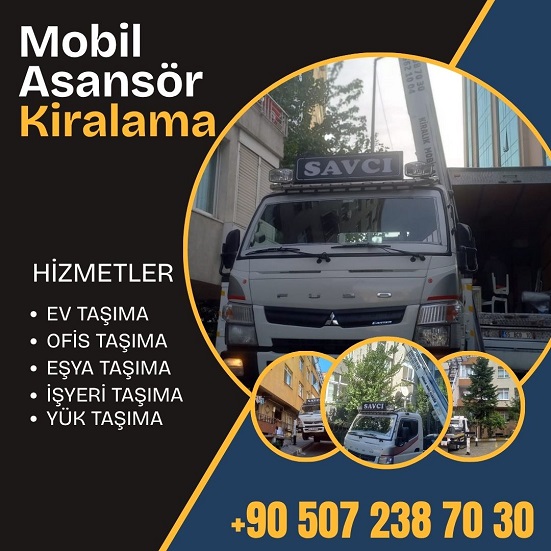 Bahçeköy mobil asansör kiralama