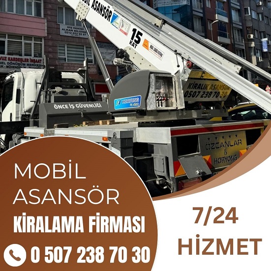 Şahintepe Mobil Asansör Kiralama 7/24