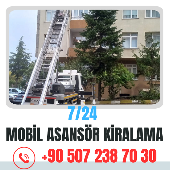 Avrupa Yakası 25 İlçede Mobil Asansör Kiralama