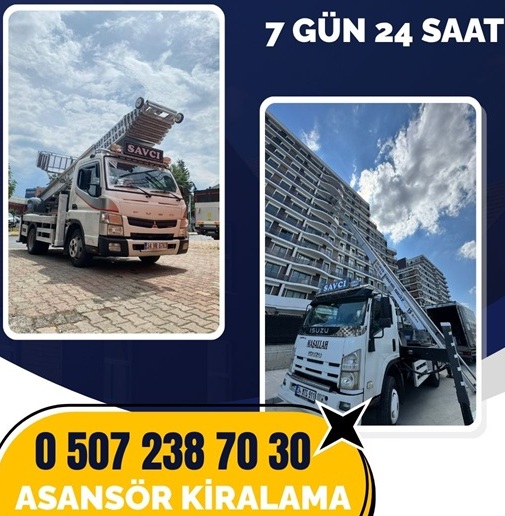 Cennet Mahallesi Saatlik Asansör Kiralama