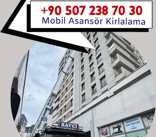 Yüksek Katlara Taşıma Asansörü Kiralama
